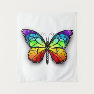 Rainbow-Schmetterling Monarch Wandteppich