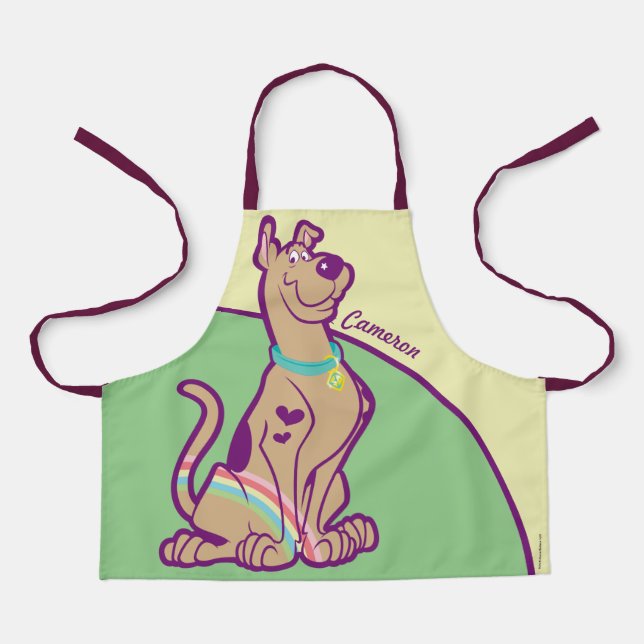Rainbow Scooby-Doo Schürze (Vorderseite)