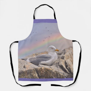 Rainbow Seagull Schürze