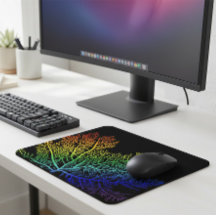 Rainbow Seaweed Pride Mouse Pad