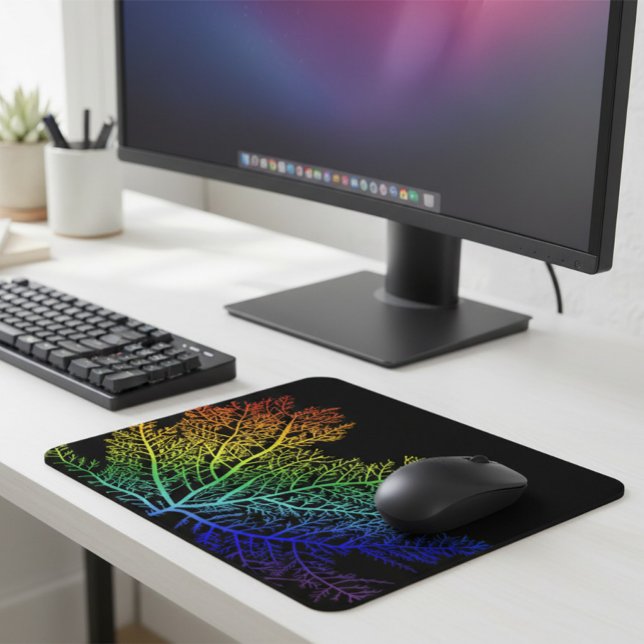 Rainbow Seaweed Pride Mouse Pad Mousepad (Von Creator hochgeladen)