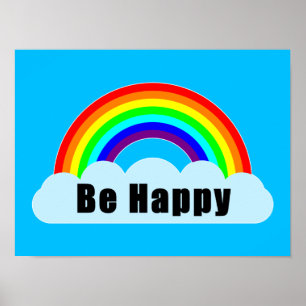 RAINBOW - Sei glücklich Poster