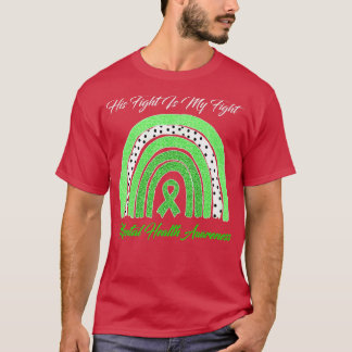Rainbow sein Kampf ist mein Kampf gegen psychische T-Shirt