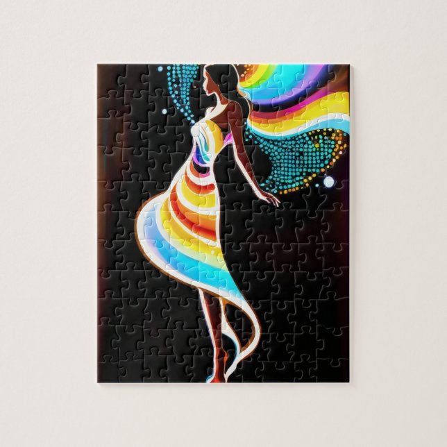 Rainbow Serenity Puzzle (Vertikal)