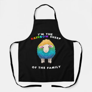 Rainbow Sheep der Familie LGBTQ Happy Pride Schürze