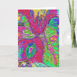Rainbow Sherbert Foiled Greeting Card Karte