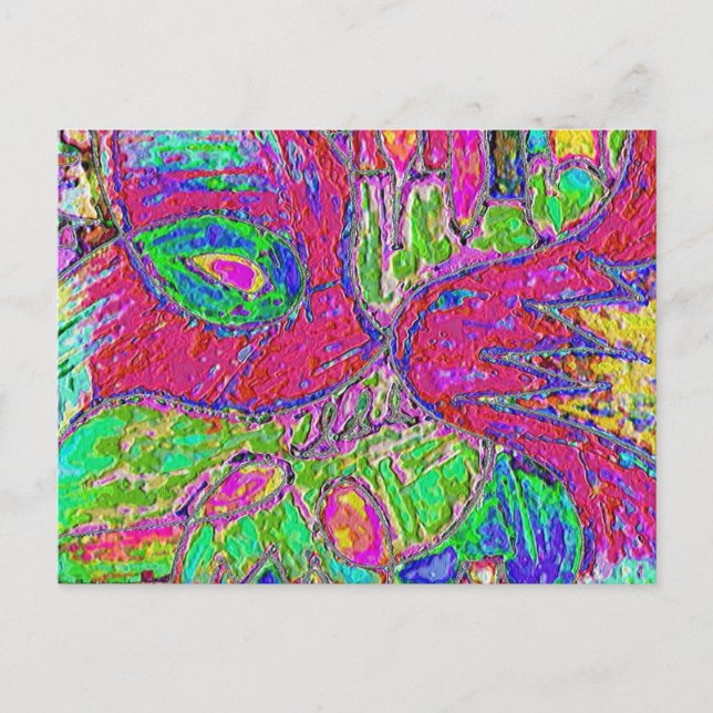Rainbow Sherbet Foed Postcard Postkarte (Vorderseite)