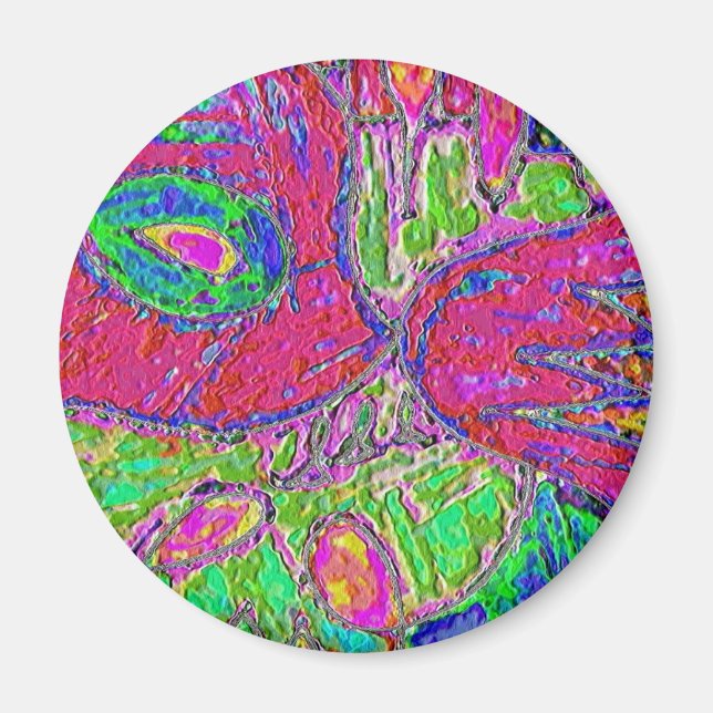 Rainbow Sherbet Magnet (Vorne)