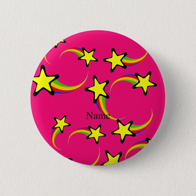 Rainbow Shooting Stars Thunder_Cove Button (Vorderseite)