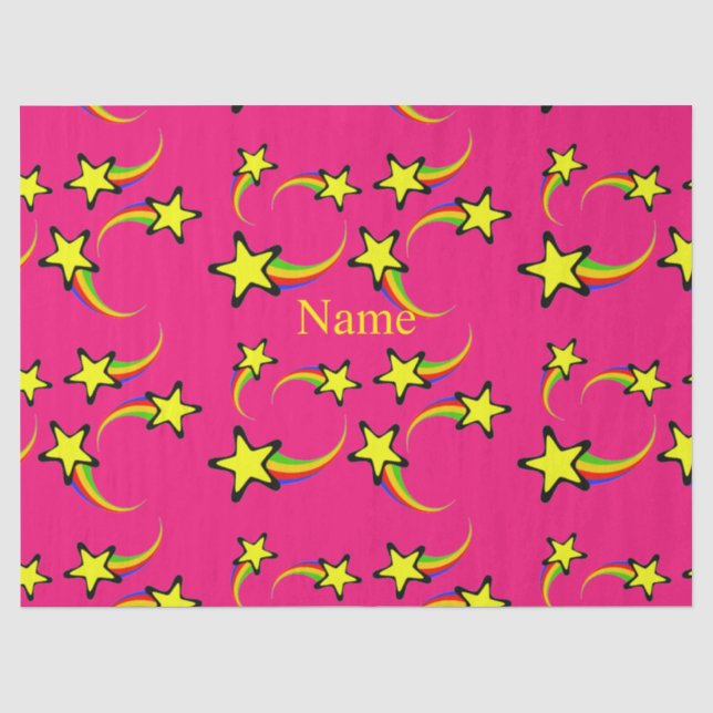 Rainbow Shooting Stars Thunder_Cove Seidenpapier (Vorderseite)
