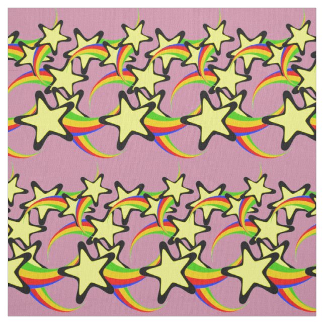 Rainbow Shooting Stars Thunder_Cove Stoff (Muster)