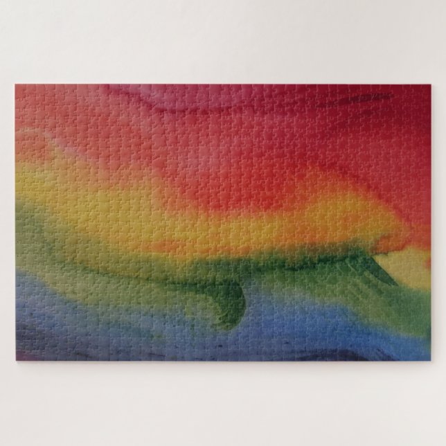 Rainbow Shower Puzzle. (Horizontal)