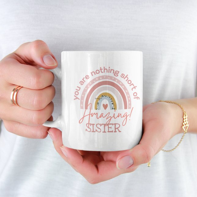 RAINBOW Sie sind Phantastisch SISTER AUNT NIECE Kaffeetasse (Von Creator hochgeladen)