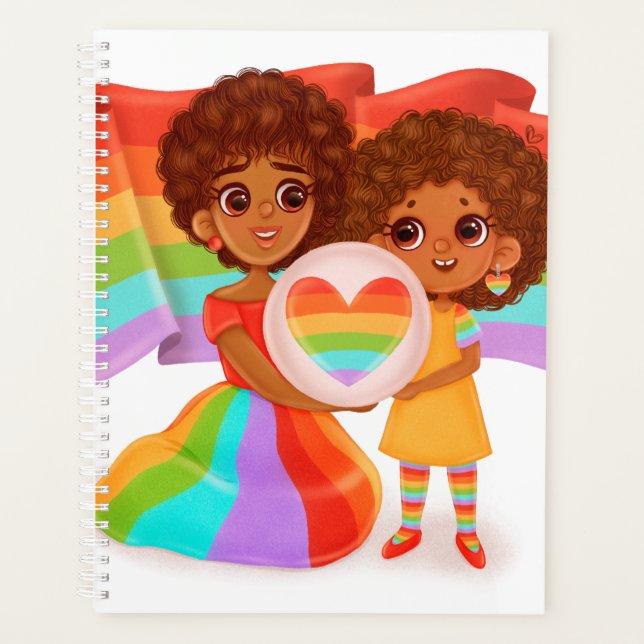 Rainbow Sisters Planner Planer (Vorderseite)