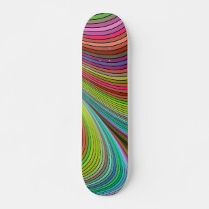 rainbow skateboard