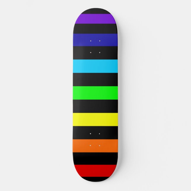 Rainbow Skateboard Deck (Vorderseite)