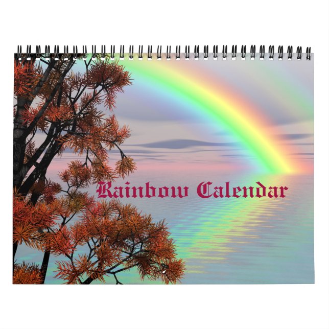 Rainbow Skies Nature Destiny Custom Calendar Kalender (Titelbild)