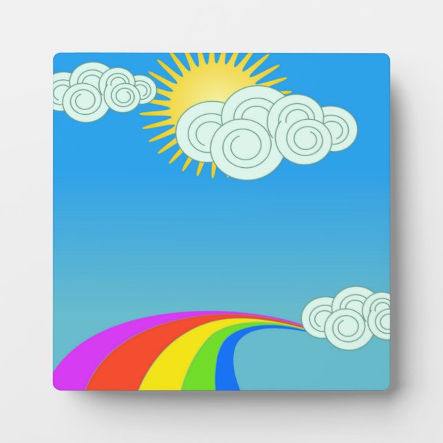 RAINBOW SKY FOTOPLATTE (Vorderseite)