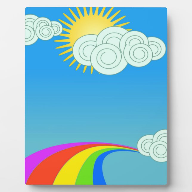 RAINBOW SKY FOTOPLATTE (Vorderseite)