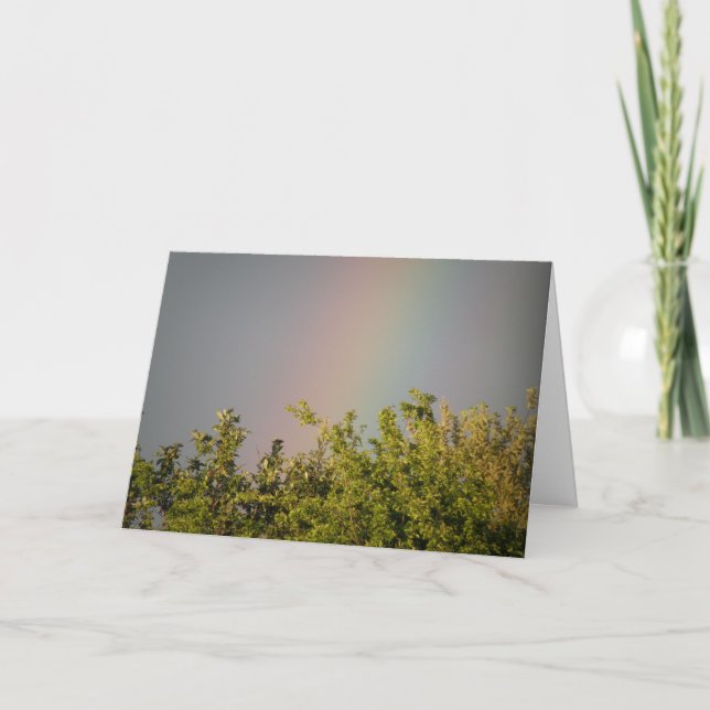 Rainbow Sky Grußkarte Karte (Vorderseite)