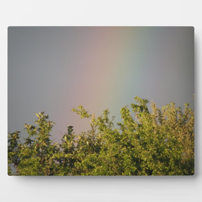 Rainbow Sky Plaque Fotoplatte (Vorderseite)