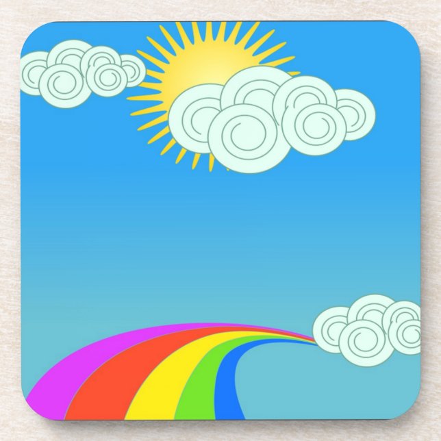 RAINBOW SKY UNTERSETZER (Vorderseite)