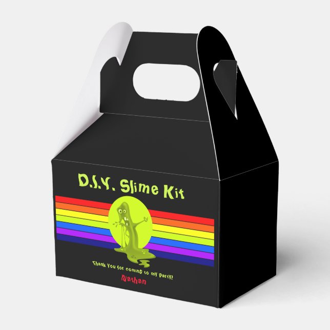 Rainbow Slime Birthday Slime Kit Gevor Geschenkschachtel (Vorderseite)