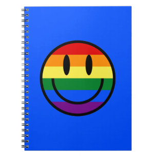 Rainbow Smiley Notizblock