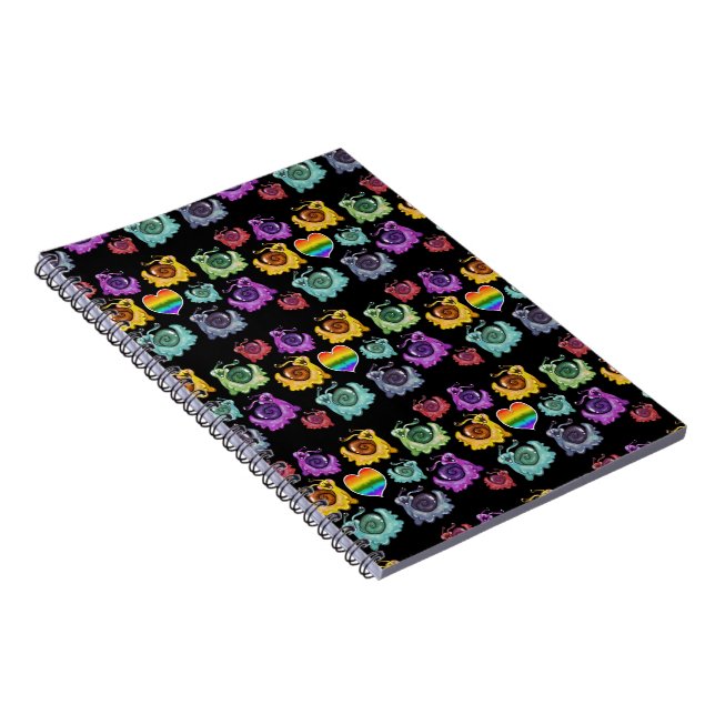 Rainbow Snails Notizblock (Rechte Seite)