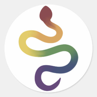 Rainbow Snake Gradient Sticker