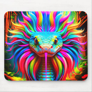 Rainbow Snake Mousepad
