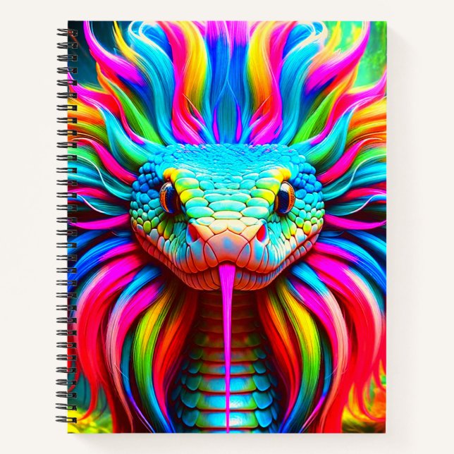 Rainbow Snake Notizbuch (Vorderseite)