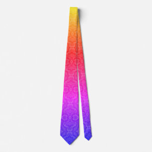 Rainbow Snake Texture Krawatte