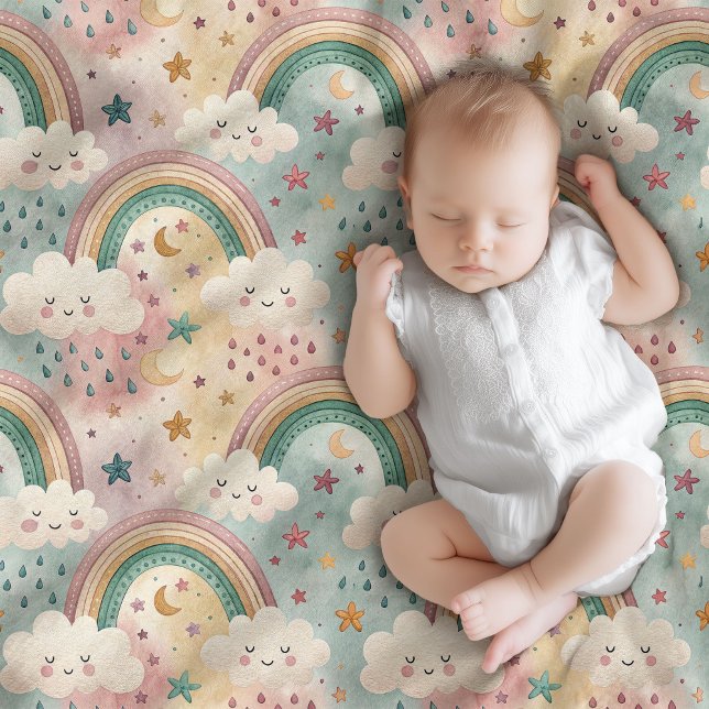 Rainbow Snuggle Blanket Gift for Baby’s Comfort Fleecedecke (Rainbow Snuggle Blanket Gift for Baby’s Comfort)