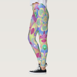 Rainbow Song Mandala Leggings