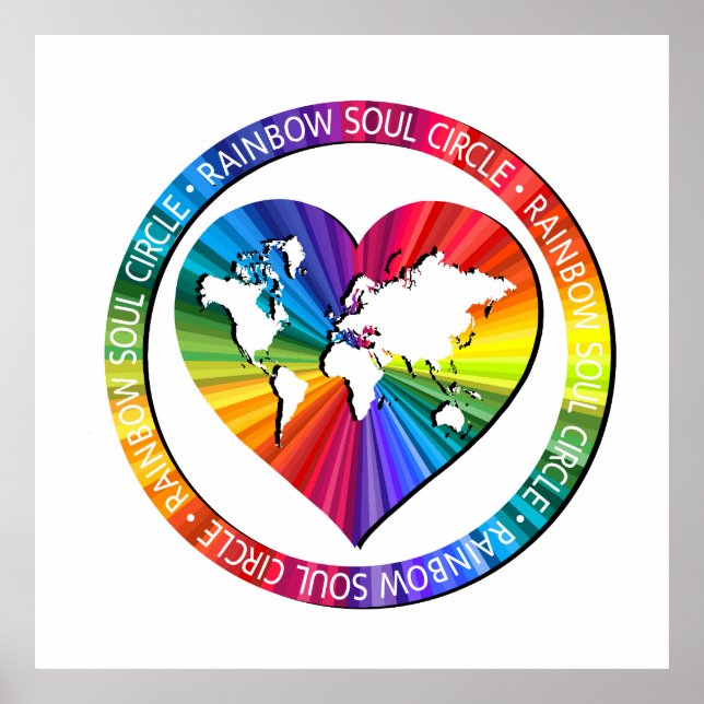 Rainbow Soul Circle Poster (Vorne)