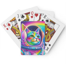 Rainbow Space Cat - Spielkarten