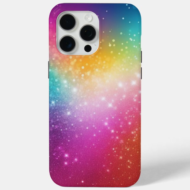 Rainbow Sparkle Case-Mate iPhone Hülle (Rückseite)