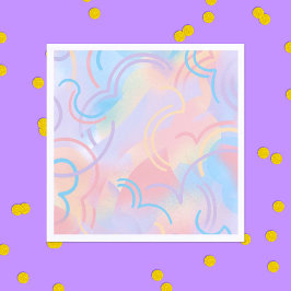 Rainbow Sparkles Serviette