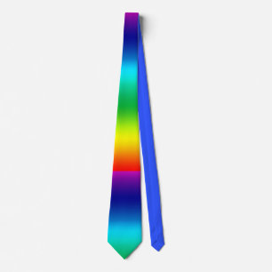 Rainbow Spectrum Gradient Colors Krawatte