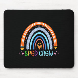 Rainbow Sped Crew Bildung Lehrer Byck T Mousepad