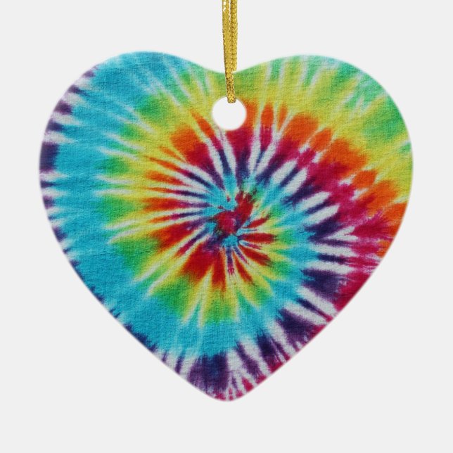 Rainbow Spiral 2 Seiten Keramikornament (Vorne)