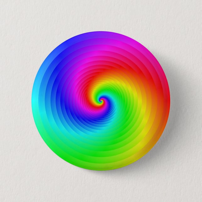 Rainbow Spiral Button (Vorderseite)