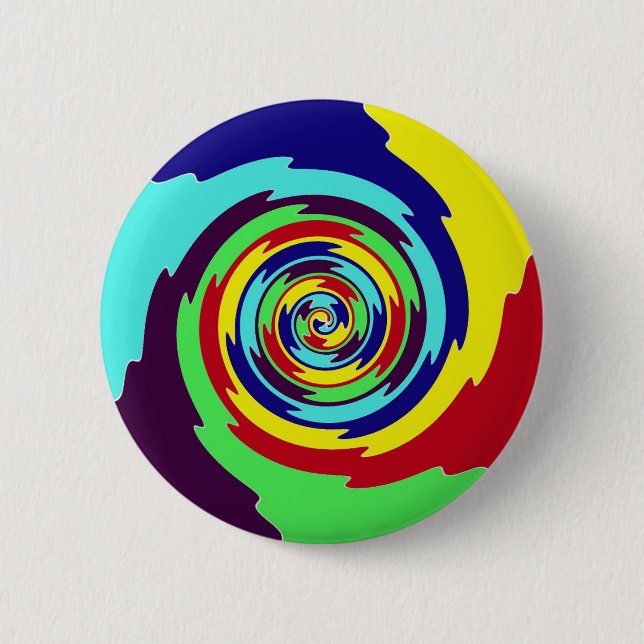 Rainbow Spiral Button (Vorderseite)