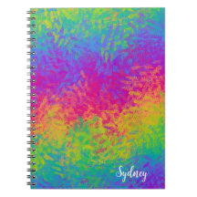 Rainbow Spiral Foto Notebook