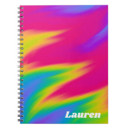 Rainbow Spiral Foto Notebook Notizblock