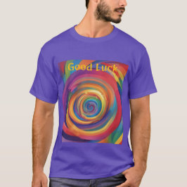 Rainbow Spiral of Luck Viel Glück T-Shirt
