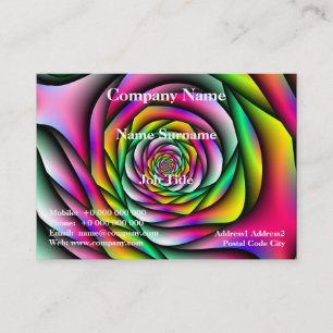 Rainbow Spiral Visitenkarte