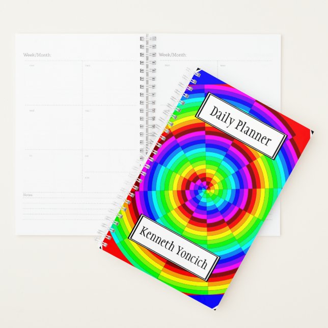 Rainbow Spiral von Kenneth Yoncich Planer (Anzeige)