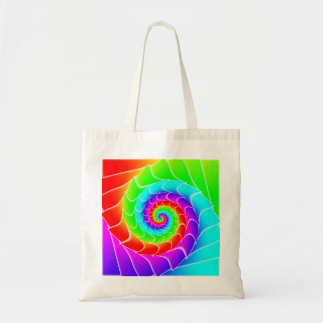 Rainbow-Spirale Tragetasche (Vorne)